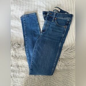 Madewell high rise skinny blue jeans 25T